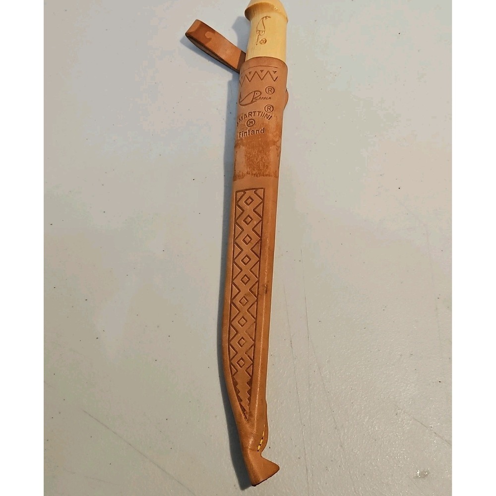 Rapala J Marttiini Fish Fillet Knife with Leather Sheath Fixed 8" Blade Finland